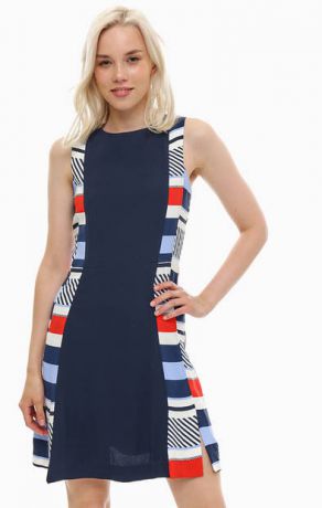 Платье Tommy Hilfiger WW0WW21892 905 speed patchwork stp / navy blazer