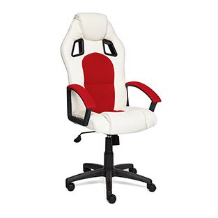 Кресло компьютерное Тетчер Driver Доступные цвета обивки: Белый/красный