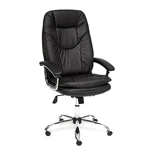 Кресло офисное TetChair Softy Lux Доступные цвета обивки: Искусств. чёрная кожа