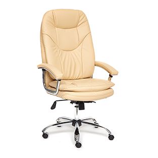 Кресло офисное TetChair Softy Lux Доступные цвета обивки: Искусств. бежевая кожа