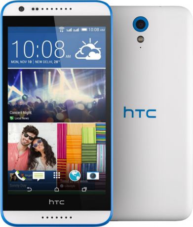 HTC Desire 620G Dual SIM (бело-голубой)
