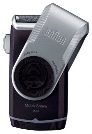 Braun MobileShave M-90 (черно-серебристый)