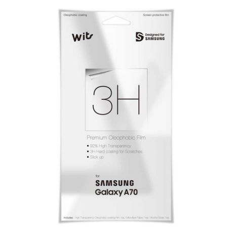 Защитная пленка для экрана SAMSUNG Wits для Samsung Galaxy A40, прозрачная, 1 шт [gp-tfa405wsatw]