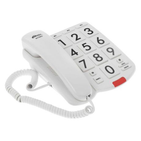 Проводной телефон RITMIX RT-520, белый