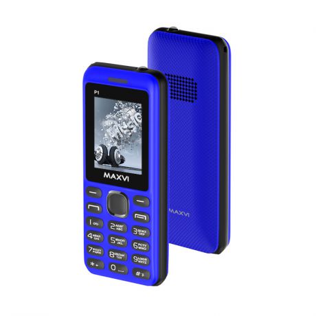 Сотовый телефон Maxvi P1 Blue-Black