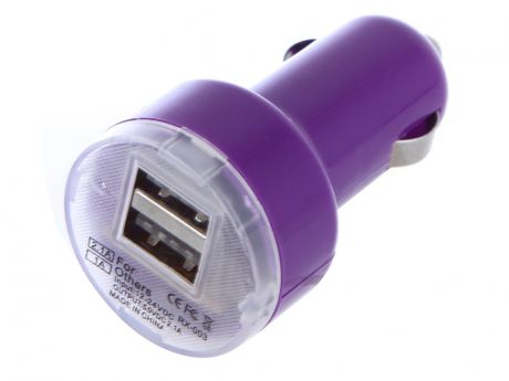 Зарядное устройство Gurdini OEM 2xUSB для APPLE iPhone / iPad Purple 908420