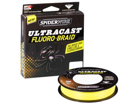 Леска SpiderWire Ultracast Fluorobraid 110m 0.40mm Yellow 0051740