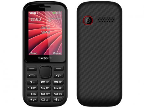 Сотовый телефон teXet TM-218 Black-Red