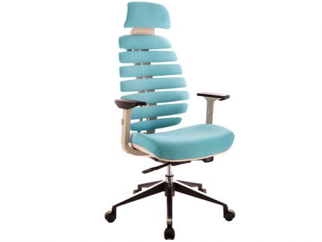 Компьютерное кресло Everprof Ergo Grey ткань Turquoise