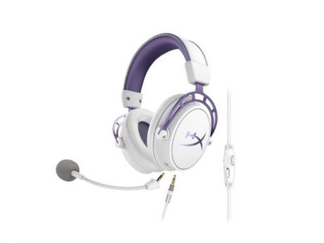 Kingston HyperX Cloud Alpha Headset Purple-White HX-HSCA-PL