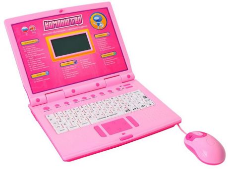 Play Smart Обучающий компьютер с цветным экраном (розовый)