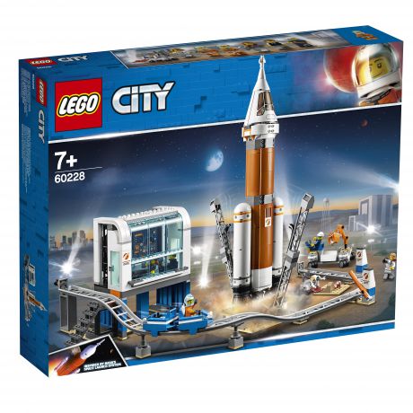 Конструктор LEGO City Space Port 60228 Ракета для запуска в далекий космос и пульт управления запуском