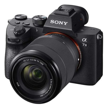 Фотоаппарат SONY Alpha A7 III body, FE 28-70мм F3.5-5.6 OSS), черный кабель USB, кабель HDMI, зарядное устройство, ремень на плечо [ilce7m3kb.cec]