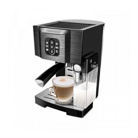 Кофеварка REDMOND RCM-1511, эспрессо, черный / серебристый
