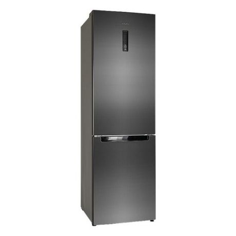 Холодильник HIBERG RFC-372DX NFXd, двухкамерный, черный/серебристый