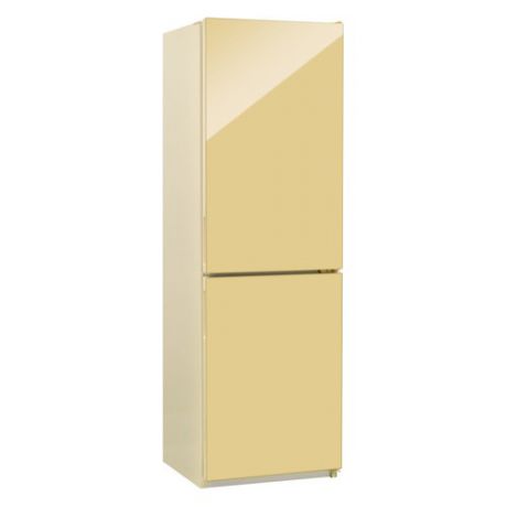 Холодильник NORDFROST NRG 119NF 742, двухкамерный, бежевый стекло [00000256632]