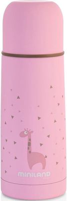 Детский термос для жидкостей Miniland Silky Thermos 350 мл розовый 89217