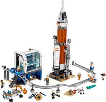 Конструктор Lego City Space Port 60228 Ракета для запуска в далекий космос и пульт управления запуском