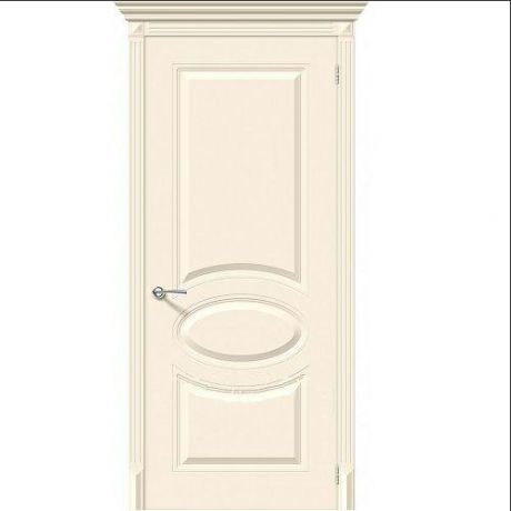 Дверь межкомнатная эмалированная коллекция Flex, Джаз, 2000х700х40 мм., глухая, Крем (К-14)