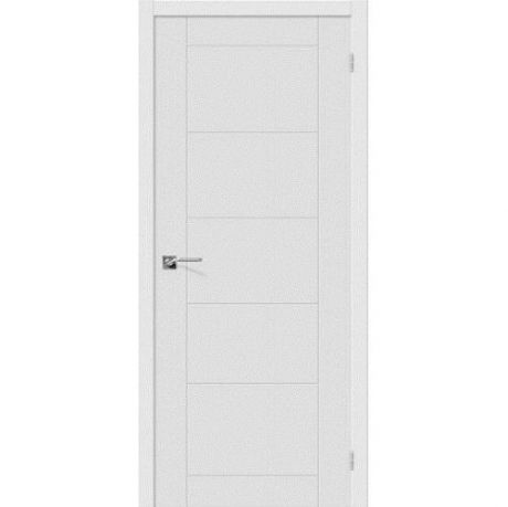 Дверь межкомнатная эмалированная коллекция Fix, Граффити-4, 2000х800х40 мм., глухая, Белый (К-33)