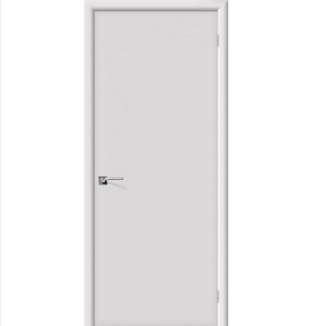 Дверь межкомнатная эмалированная коллекция Fix, Соул, 2000х800х40 мм., глухая, Белый (К-33)