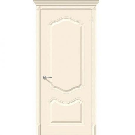 Дверь межкомнатная эмалированная коллекция Flex, Фолк, 2000х600х40 мм., глухая, Крем (К-14)