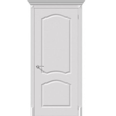 Дверь межкомнатная эмалированная коллекция Flex, Танго, 2000х800х40 мм., глухая, Белый (К-23)
