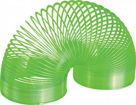 Игрушка-пружинка "Slinky", металлическая, цвет: зеленый