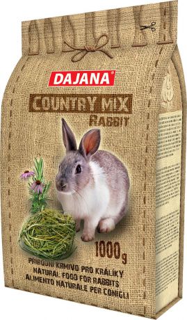 Корм сухой Dajana Country Mix, для кроликов, DP404K, 1 кг