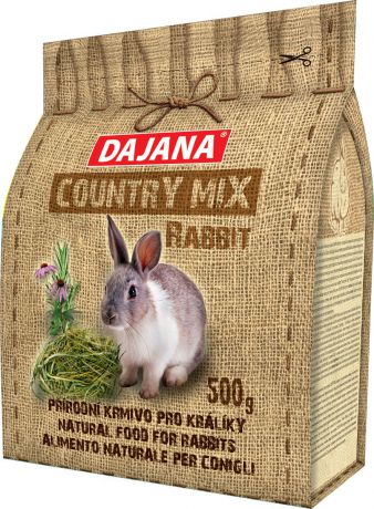 Корм сухой Dajana Country Mix, для кроликов, DP404J, 500 г