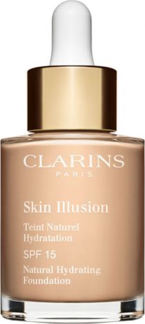 Тональный крем Clarins Skin Illusion, увлажняющий, с легким покрытием, SPF 15, тон № 105, 30 мл