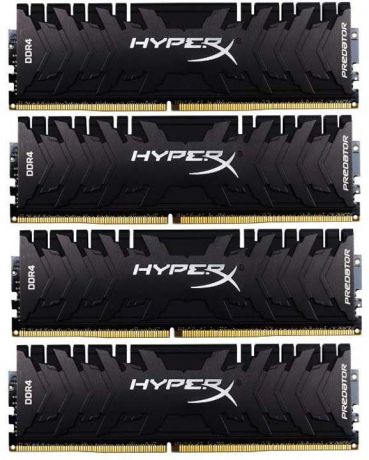 Модуль оперативной памяти Kingston HyperX Predator DDR4 DIMM 32Гб (4х8Гб) 2400MHz CL12, HX424C12PB3K4/32