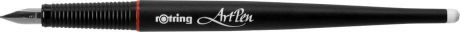 Ручка перьевая Rotring ArtPen Lettering B, R250101, 0,5 мм, цвет корпуса черный, цвет чернил синий