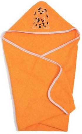 Полотенце детское Guten Morgen "Собачка", ПМКа-90-90-Соб, оранжевый, 90 x 90 см