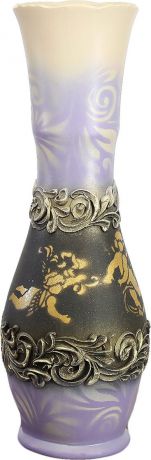 Ваза Керамика ручной работы "Ивона", 2773006, фиолетовый