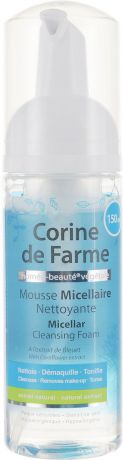 Пенка для снятия макияжа Corine de Farme, мицеллярная, очищающая, 150 мл