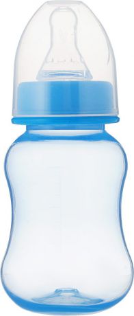 Бутылочка для кормления Курносики, с соской, 11132, голубой, 125 мл
