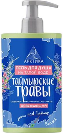 Гель для душа Арктика "Освежающий" Таймырские травы, 450 мл