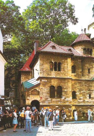 Почтовая открытка "Prague. Jewish Town of Prague". Чехия, начало ХХI века
