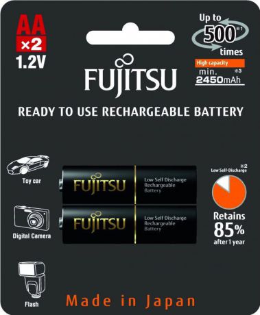 Аккумулятор Fujitsu, FDKB00005, тип АА, 2450 mAh, 2 шт