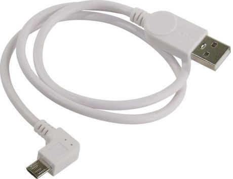 Кабель Pro Legend USB USB 2.0 A вилка - Micro USB угловой, pl1298, белый, 1 м