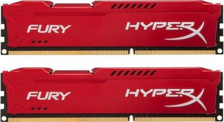 Комплект модулей оперативной памяти Kingston HyperX Fury DDR4 DIMM, 32GB (2х16GB), 3200MHz, CL18, HX432C18FRK2/32, red
