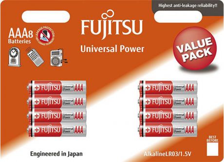 Батарейка щелочная Fujitsu Universal Power, 98390, тип ААА