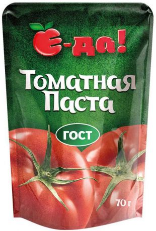 Паста томатная Е-да!, 25%, 70 г