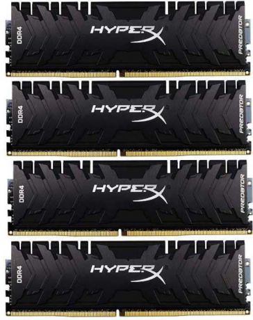 Модуль оперативной памяти Kingston HyperX Predator DDR4 DIMM 16Гб (4х4Гб) 3000MHz CL15, HX430C15PB3K4/16