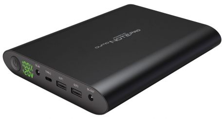 Внешний аккумулятор Qumo PowerAid Note PRO, 40000 mAh, 23995, черный