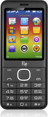 Мобильный телефон Fly FF2801, серый