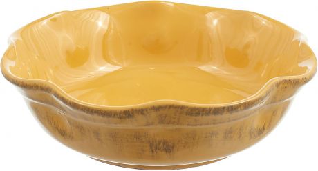 Тарелка глубокая De Silva Джалло, DS826GL, желтый, диаметр 20 см