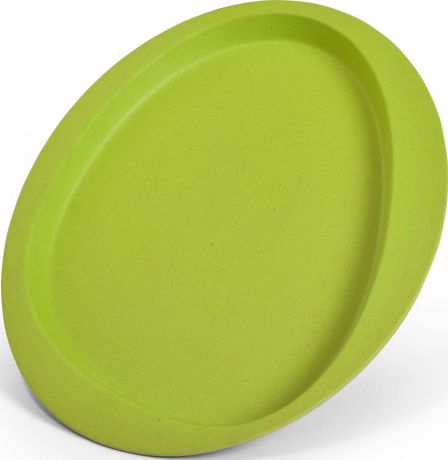 Тарелка плоская Fissman, 7146, зеленый, диаметр 39 см