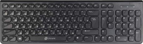 Клавиатура Oklick 590M, черный